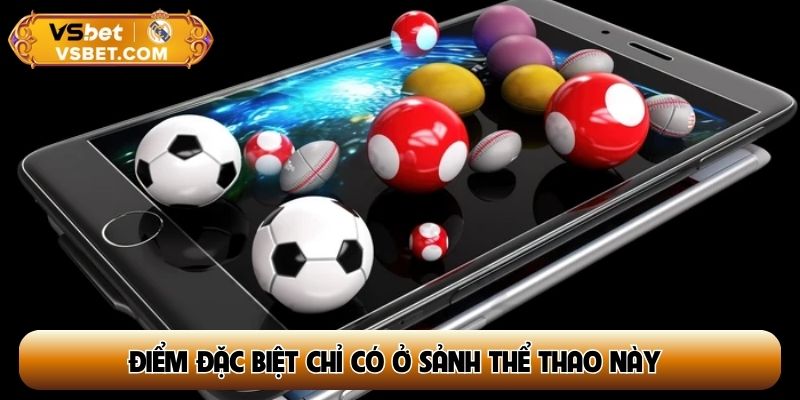 Điểm đặc biệt chỉ có ở sảnh thể thao này